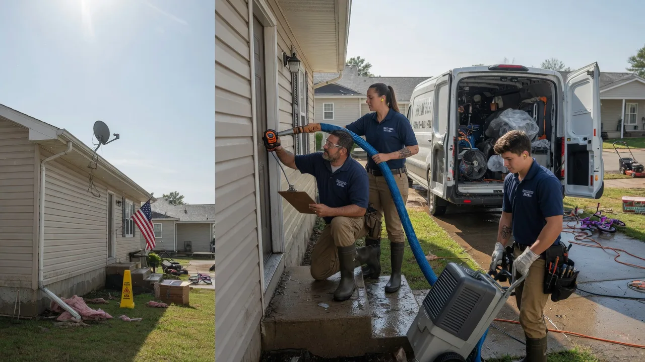 Ceiling Water Damage Restoration in Thornton, NH near me
